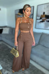 SET COCOA TOP PALAZZO