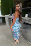VESTIDO MESH JADE FLOR HALTER