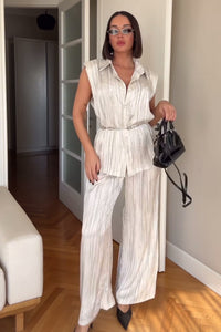 SET CONJUNTO VERSILIA SATIN CINTURON