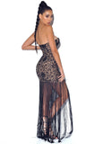 VESTIDO VENUS ENCAJE NEGRO GAMA ALTA