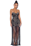VESTIDO VENUS ENCAJE NEGRO GAMA ALTA