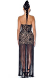 VESTIDO VENUS ENCAJE NEGRO GAMA ALTA