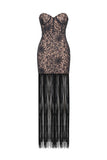 VESTIDO VENUS ENCAJE NEGRO GAMA ALTA