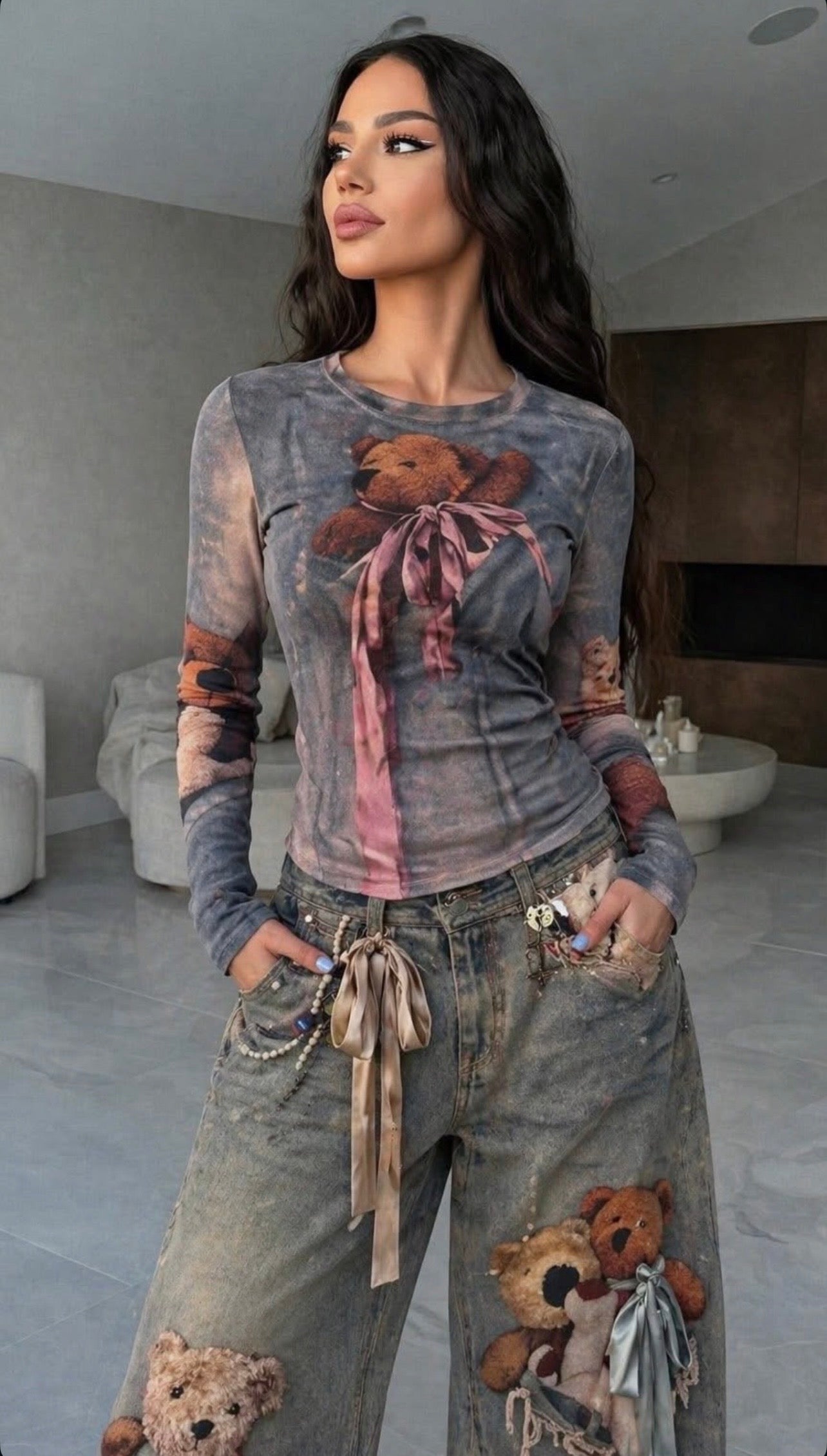 SET BEAR TOP PANTALON