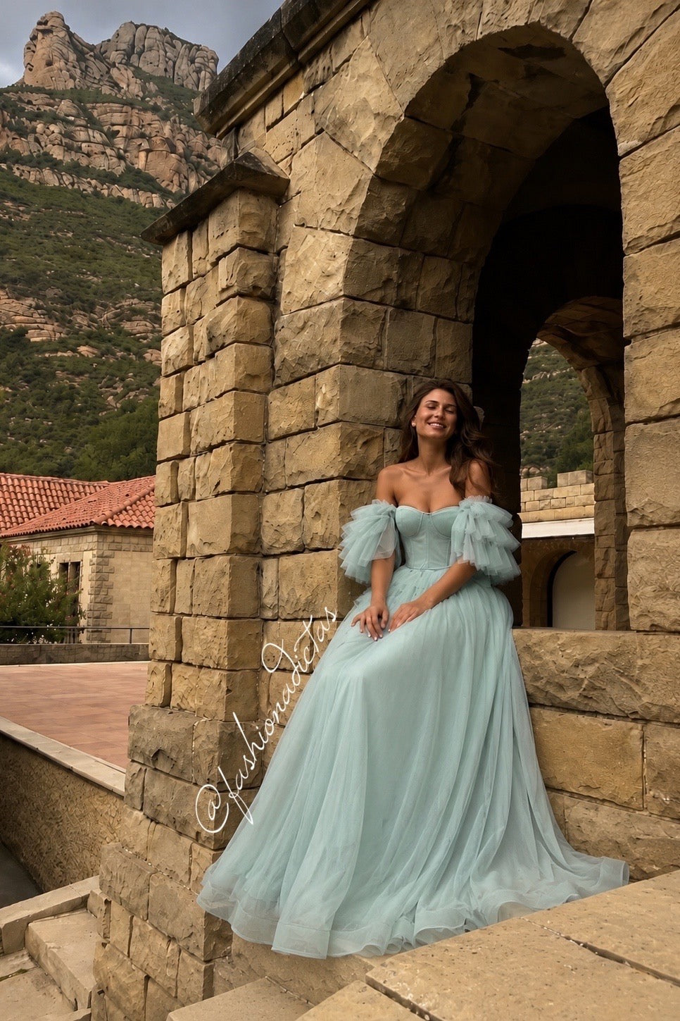 MAXI VESTIDO AITANA AZUL