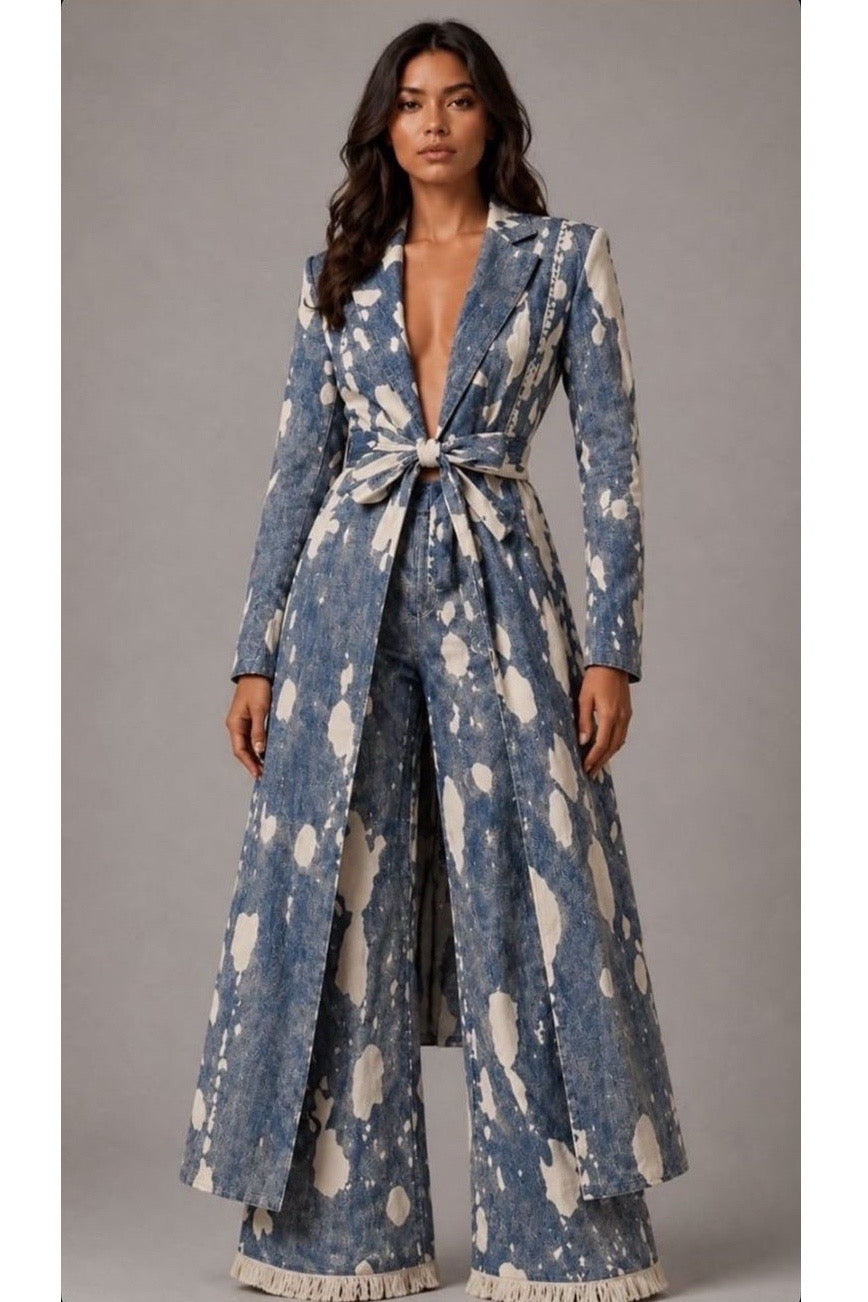 SET CONJUNTO TEXAS MEZCLILLA