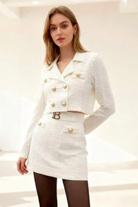 SET CONJUNTO BALMAIN BLANCO