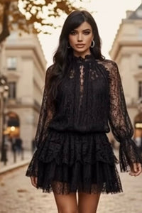 VESTIDO ENCAJE SOFIA NEGRO