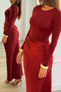 MAXI VESTIDO PAMELA ROJO