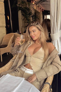 SET CONJUNTO LADY BOSS NUDE CHALECO