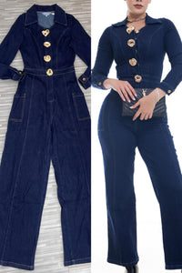 JUMPSUIT DIJES BOTONES MEZCLILLA