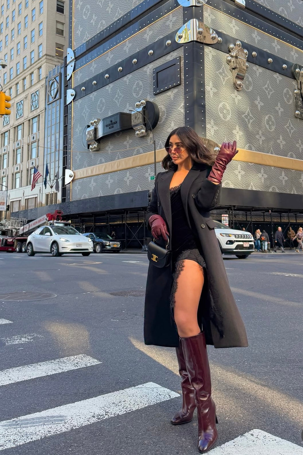 BLUSON LENCERO NEGRO TERCIOPELO