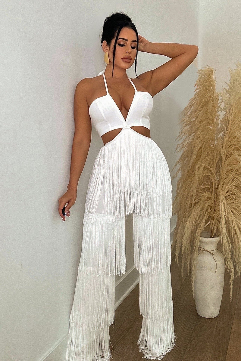 JUMPSUIT PALAZZO HEAVEN BARBILLAS BLANCO