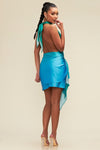 VESTIDO XENIA DEGRADADO AZUL HALTER