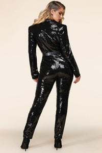 JUMPSUIT ENTERIZO LENTEJUELAS MONIQUE NEGRO