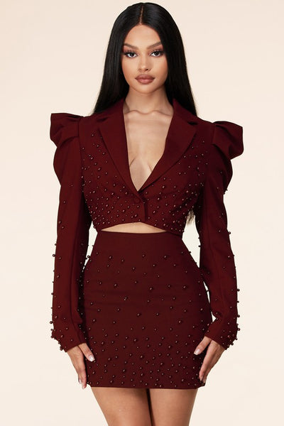 SET VINO PERLAS