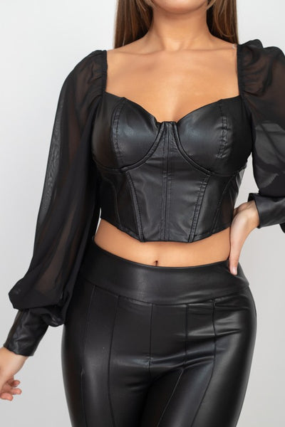 SET VINIPIEL IRAIS NEGRO