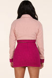 SET TED ROSA FALDA SACO