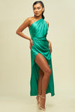 MAXI VESTIDO GRACE SATIN VERDE