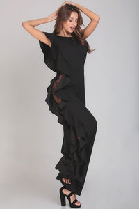 JUMPSUIT WAVES NEGRO ENCAJE