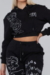 SET PANTS PICASSO STREET NEGRO