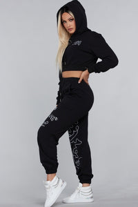 SET PANTS PICASSO STREET NEGRO