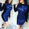 VESTIDO TERCIOPELO LENTEJUELAS.