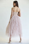 MAXI VESTIDO AITANA TULLE ROSA