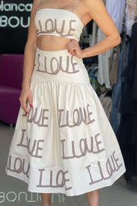 SET LOVE TOP FALDA