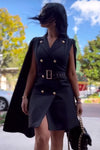 VESTIDO CAPA DESIRÉ NEGRO.