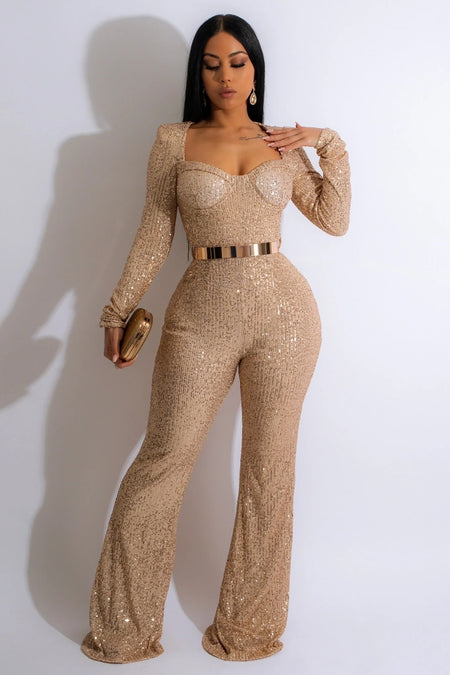 JUMPSUIT PALAZZO VELVET BERRY