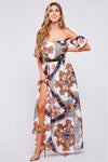 MAXI VESTIDO MARINA PLACA