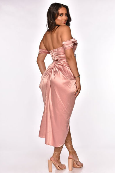 VESTIDO LEVANA PALO DE ROSA