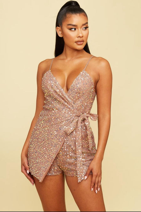 JUMPSUIT PALAZZO VELVET BERRY