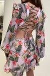 VESTIDO-ROMPER PARIS ROSA FLORAL
