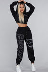 SET PANTS PICASSO STREET NEGRO