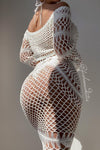 COVER UP-SALIDA DE PLAYA AHAU BLANCO
