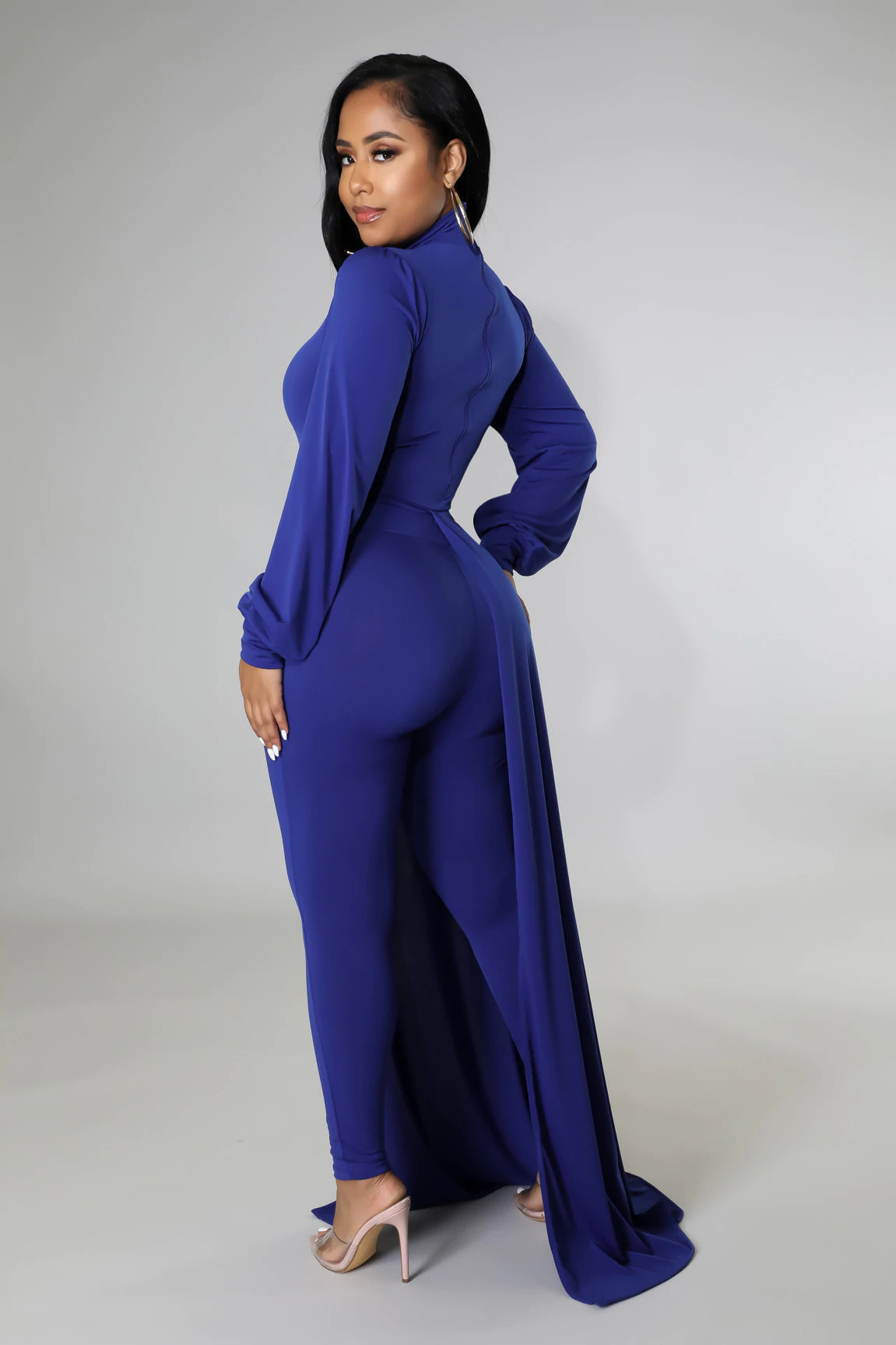 SET SARA AZUL IRREGULAR, BODY Y LEGGING