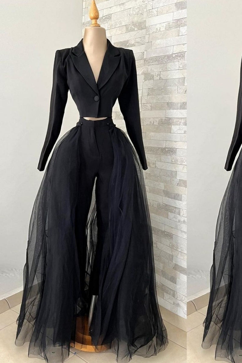 TRAJE SIMONE NEGRO TULE