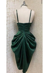 VESTIDO DRAPEADO VERDE OLIVO