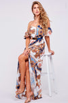 MAXI VESTIDO MARINA PLACA