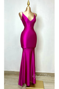 MAXI VESTIDO VESNA MAGENTA