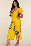 JUMPSUIT FLORAL AMARILLO