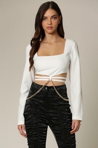 TOP BLANCO CADENAS