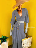 SET NAUTICA RAYADO TOP/FALDA