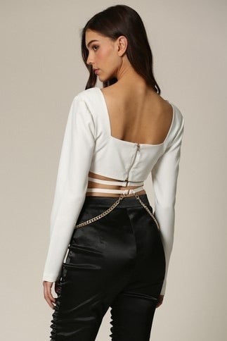 TOP BLANCO CADENAS