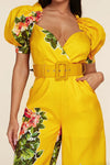 JUMPSUIT FLORAL AMARILLO