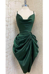 VESTIDO DRAPEADO VERDE OLIVO