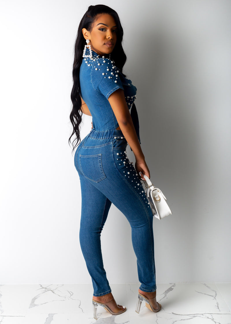 JUMPSUIT DENIM PERLAS