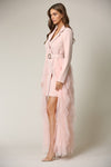 VESTIDO BLAZER FRIDA TULLE ROSA